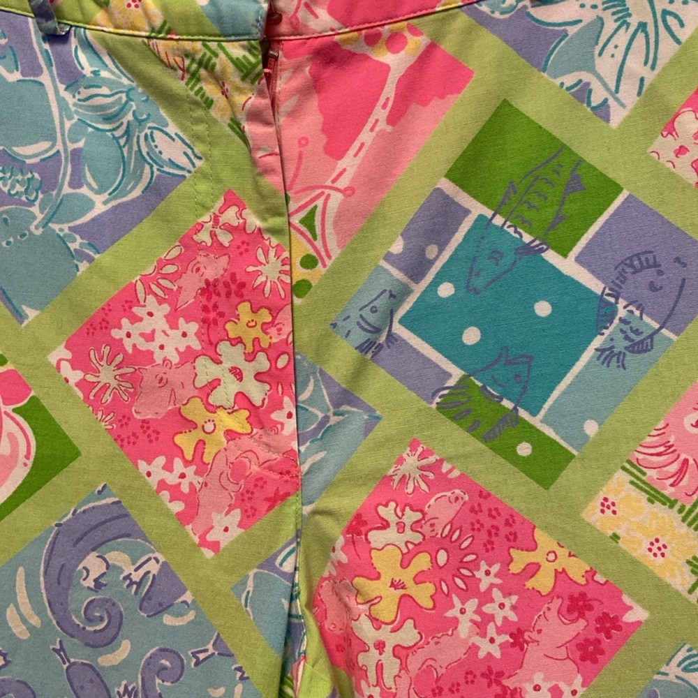 Lilly Pulitzer Surf N Patch Capri Patchwork Stret… - image 4